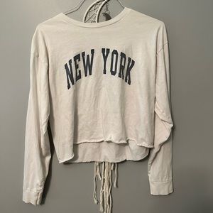 Brandy Melville “New York” long sleeve tee